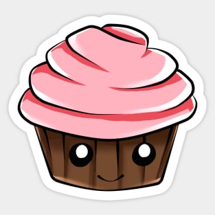 Happy Cupcake Sticker